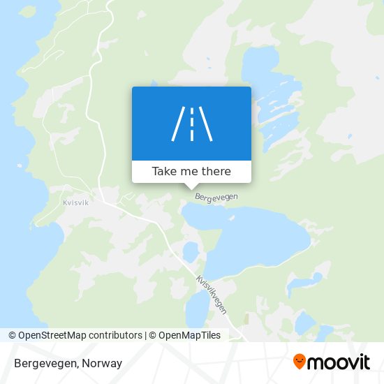 Bergevegen map