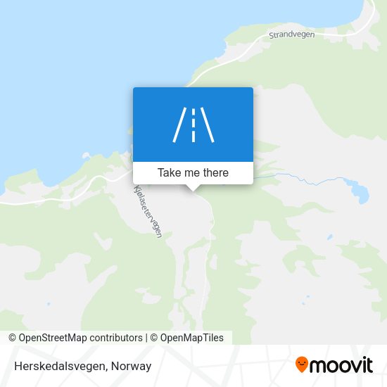 Herskedalsvegen map