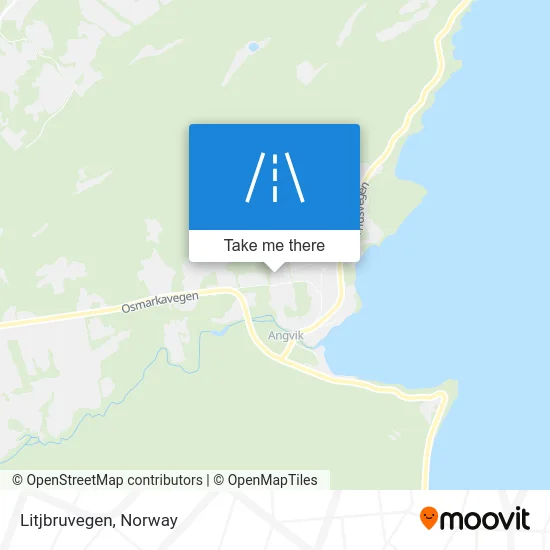 Litjbruvegen map