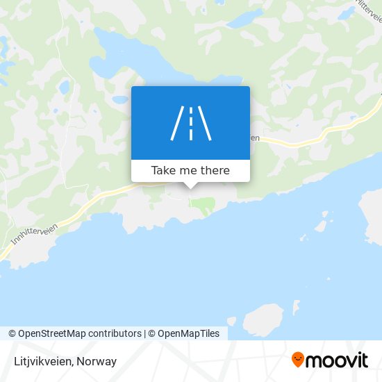 Litjvikveien map