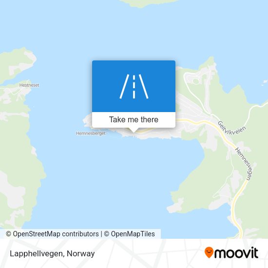 Lapphellvegen map