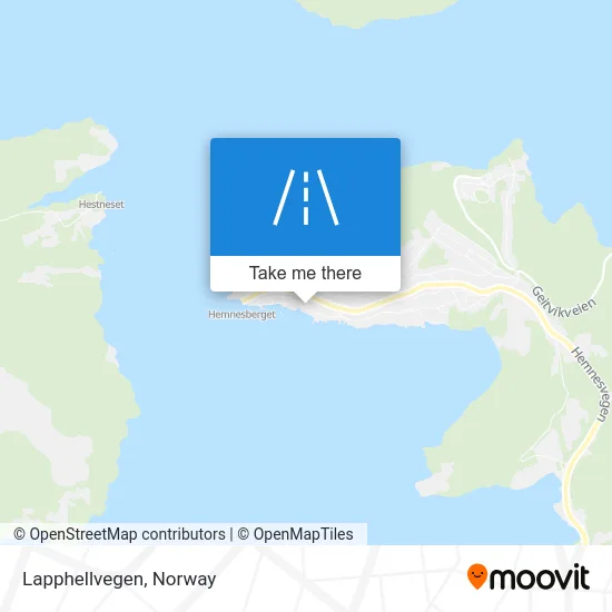 Lapphellvegen map