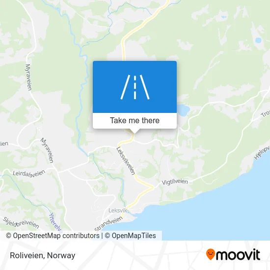 Roliveien map