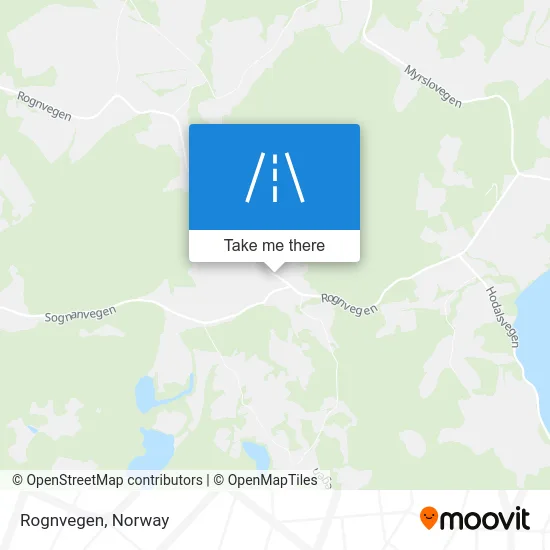Rognvegen map