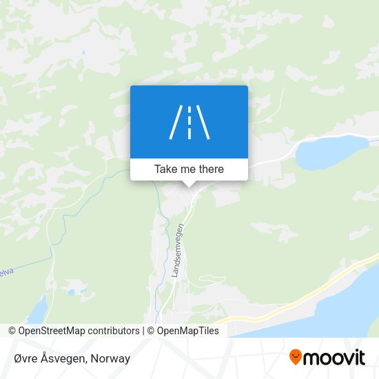 Øvre Åsvegen map