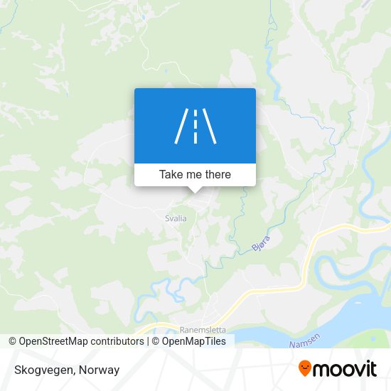 Skogvegen map