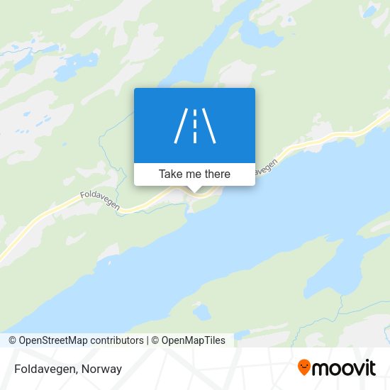 Foldavegen map