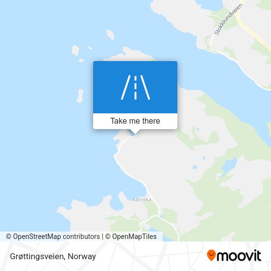 Grøttingsveien map