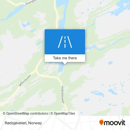 Rødsjøveien map