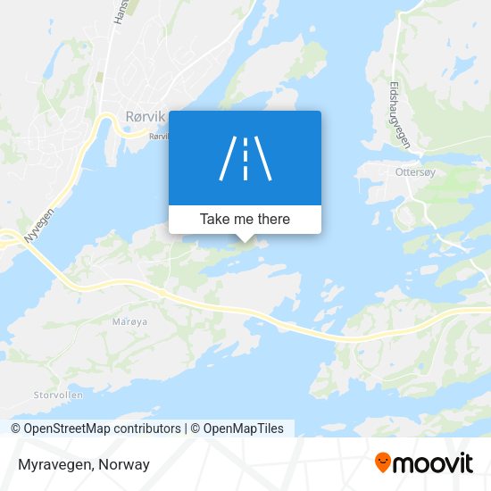 Myravegen map