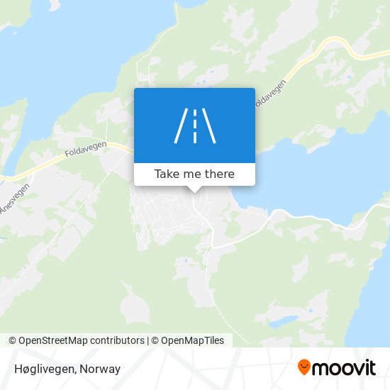 Høglivegen map