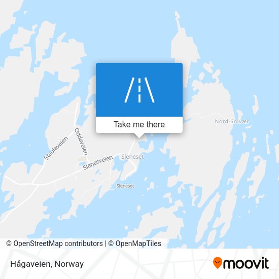 Hågaveien map