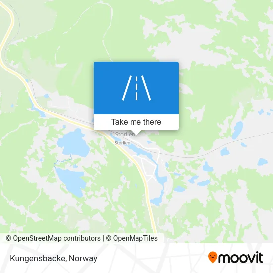 Kungensbacke map