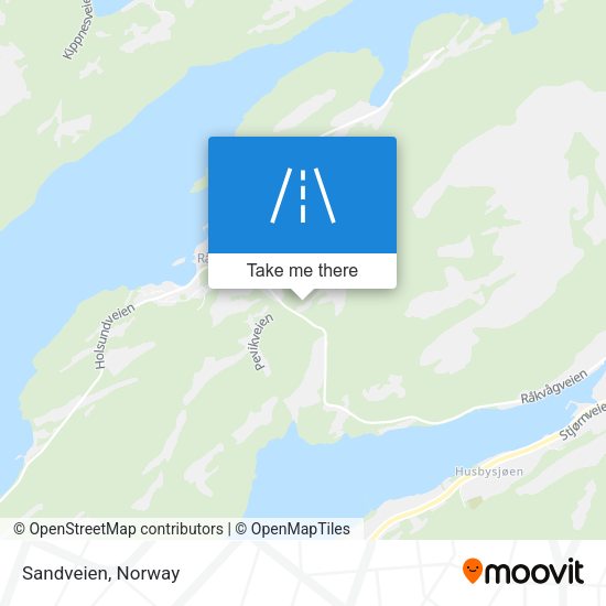 Sandveien map