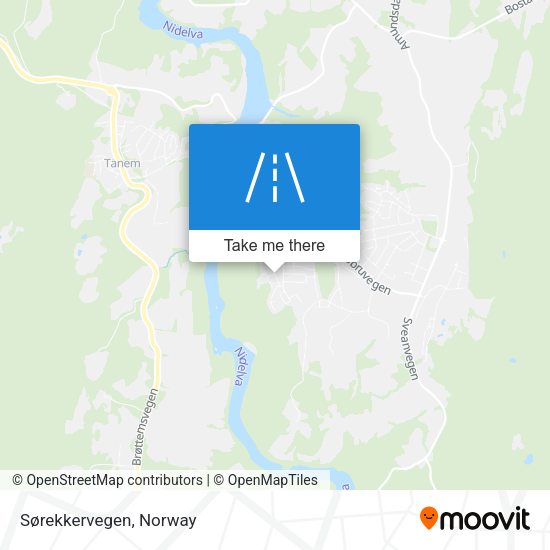 Sørekkervegen map