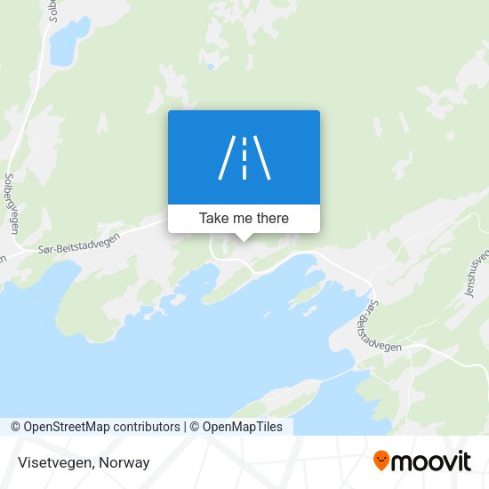 Visetvegen map