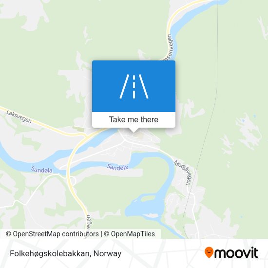 Folkehøgskolebakkan map