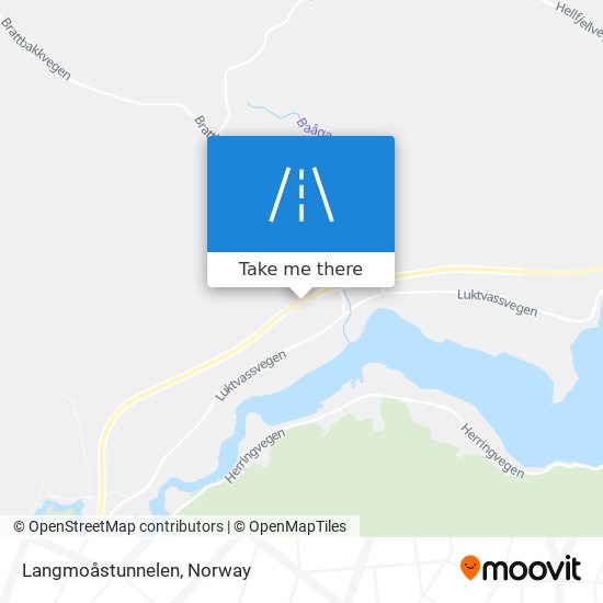 Langmoåstunnelen map