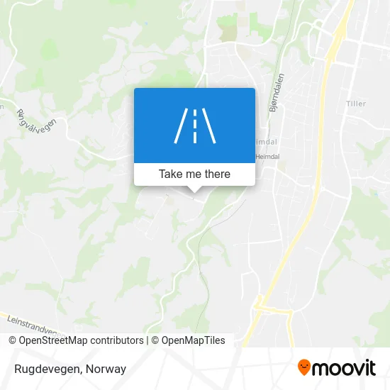 Rugdevegen map