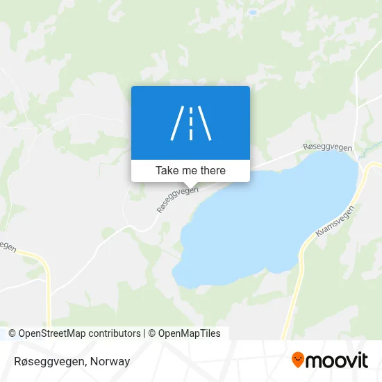Røseggvegen map