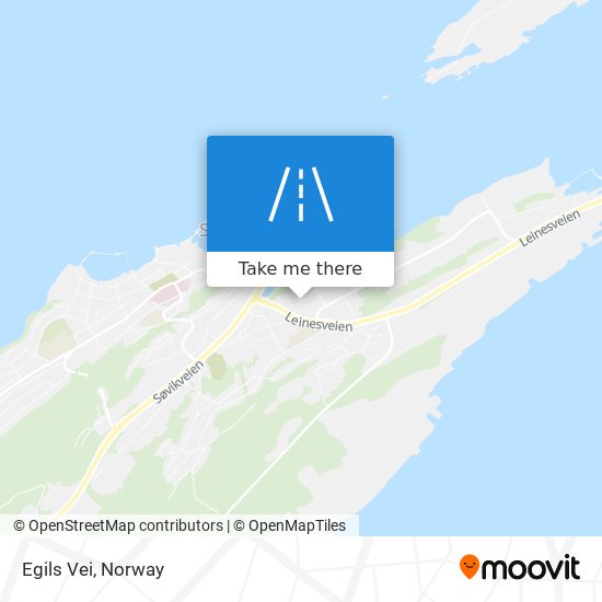 Egils Vei map