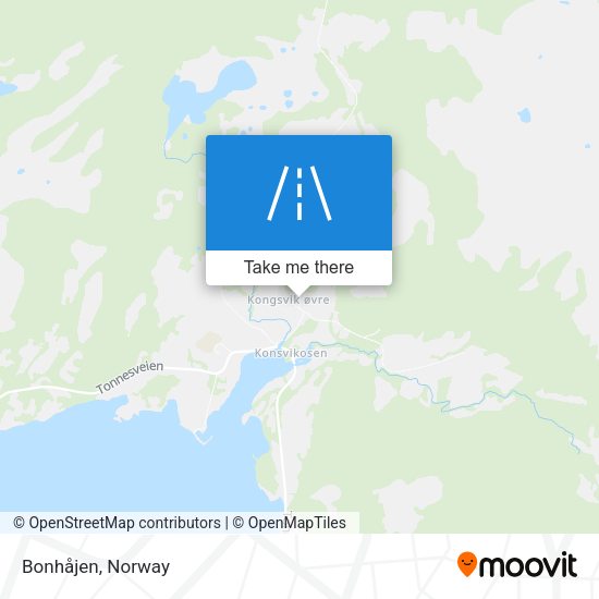 Bonhåjen map