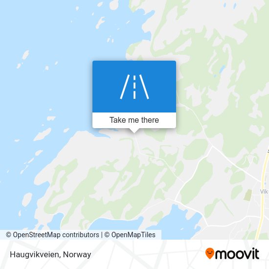 Haugvikveien map