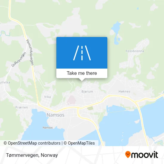 Tømmervegen map