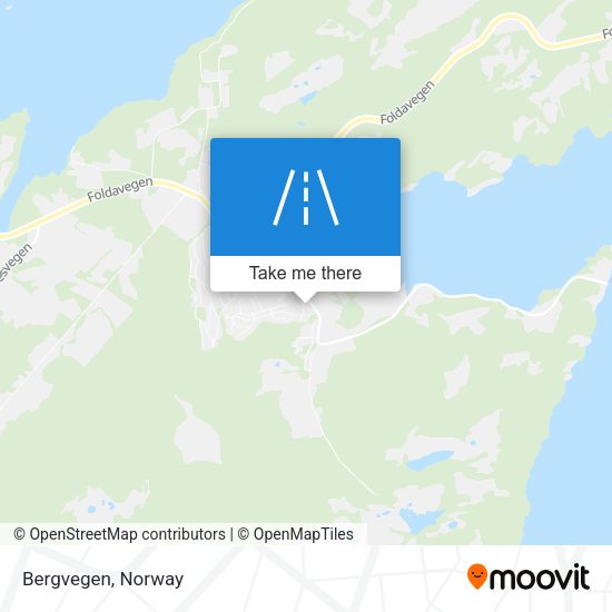 Bergvegen map