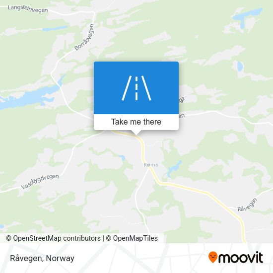 Råvegen map