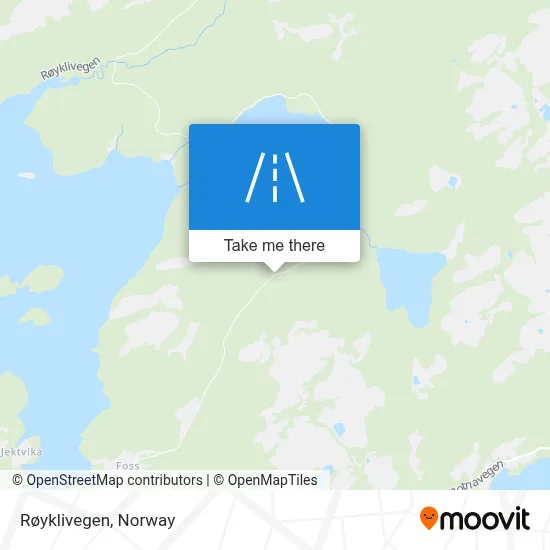 Røyklivegen map