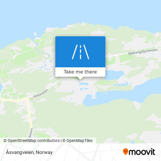 Åsvangveien map