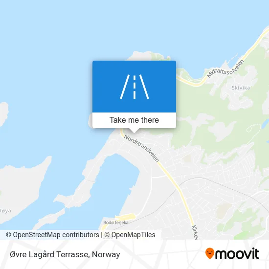Øvre Lagård Terrasse map