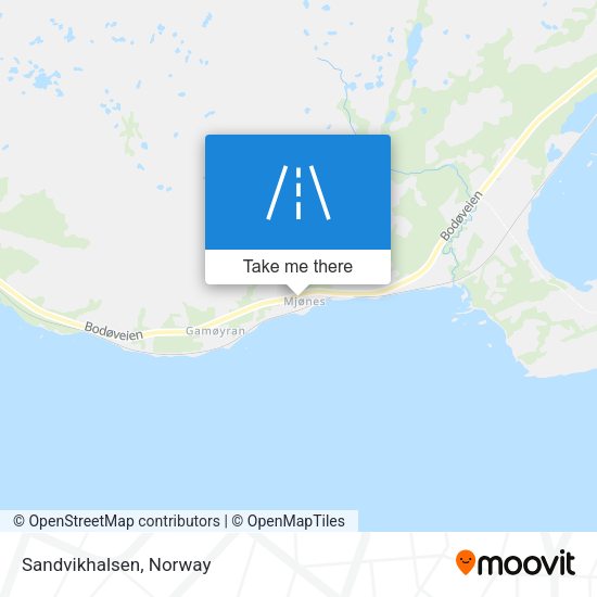 Sandvikhalsen map