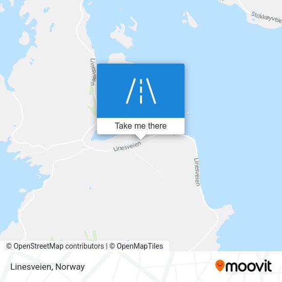 Linesveien map