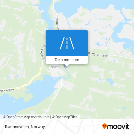 Rørfossveien map