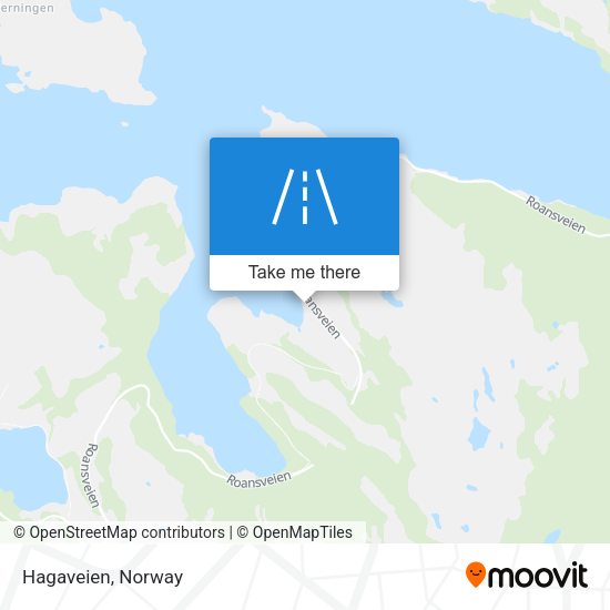 Hagaveien map