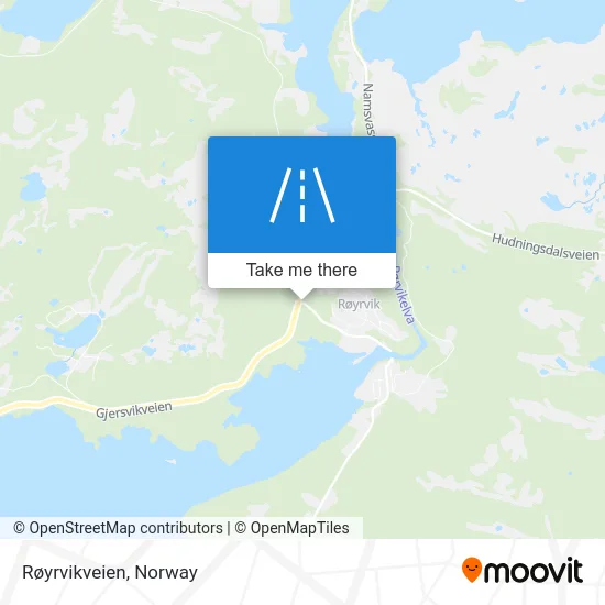 Røyrvikveien map