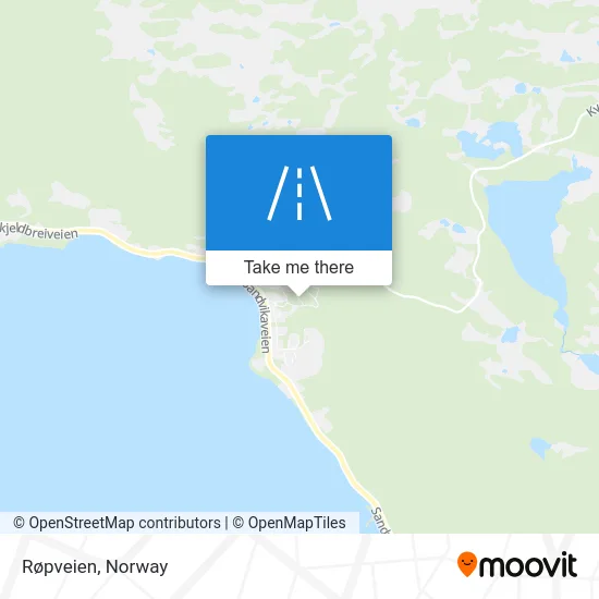 Røpveien map