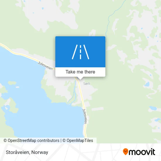 Storåveien map