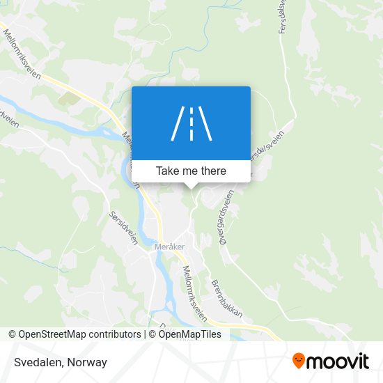 Svedalen map