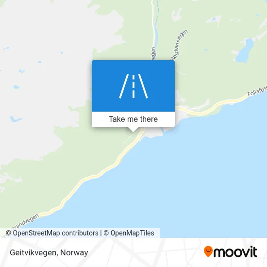 Geitvikvegen map