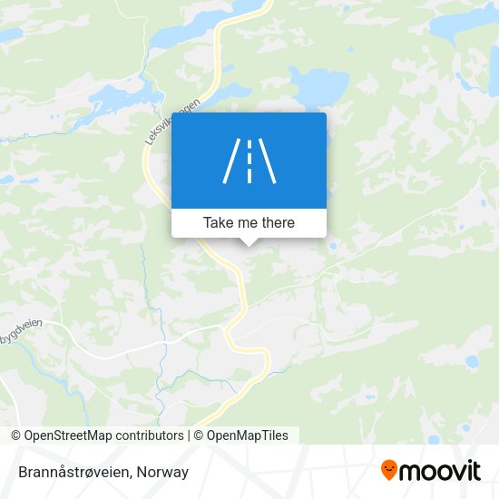 Brannåstrøveien map