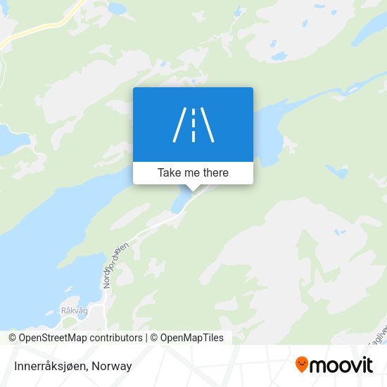 Innerråksjøen map