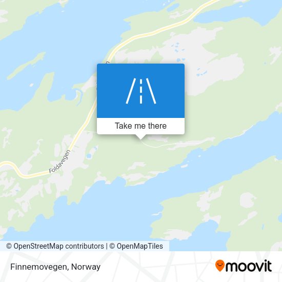 Finnemovegen map