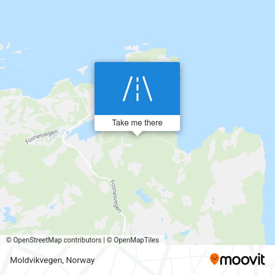 Moldvikvegen map