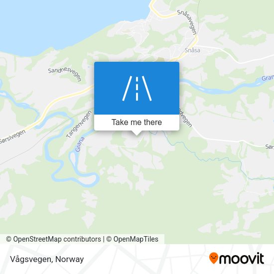 Vågsvegen map