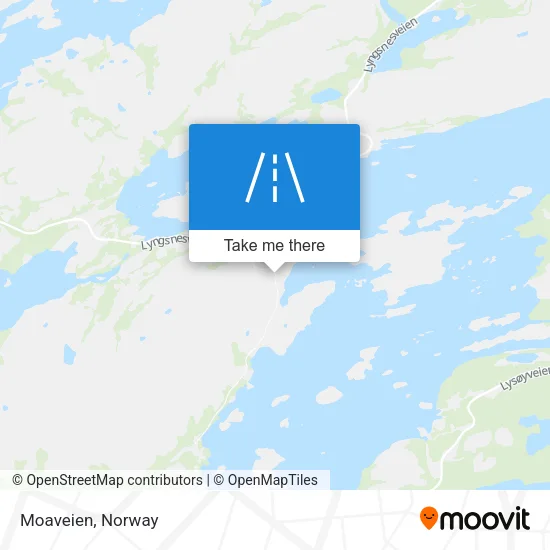 Moaveien map
