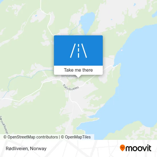 Rødliveien map