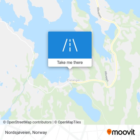 Nordsjøveien map